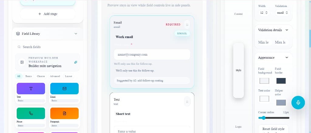 Capture leads with forms that convert screenshot